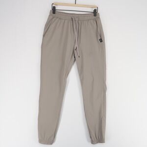 UNRL In Flex Jogger Pants Mens M Taupe Stretch Athletic Tapered